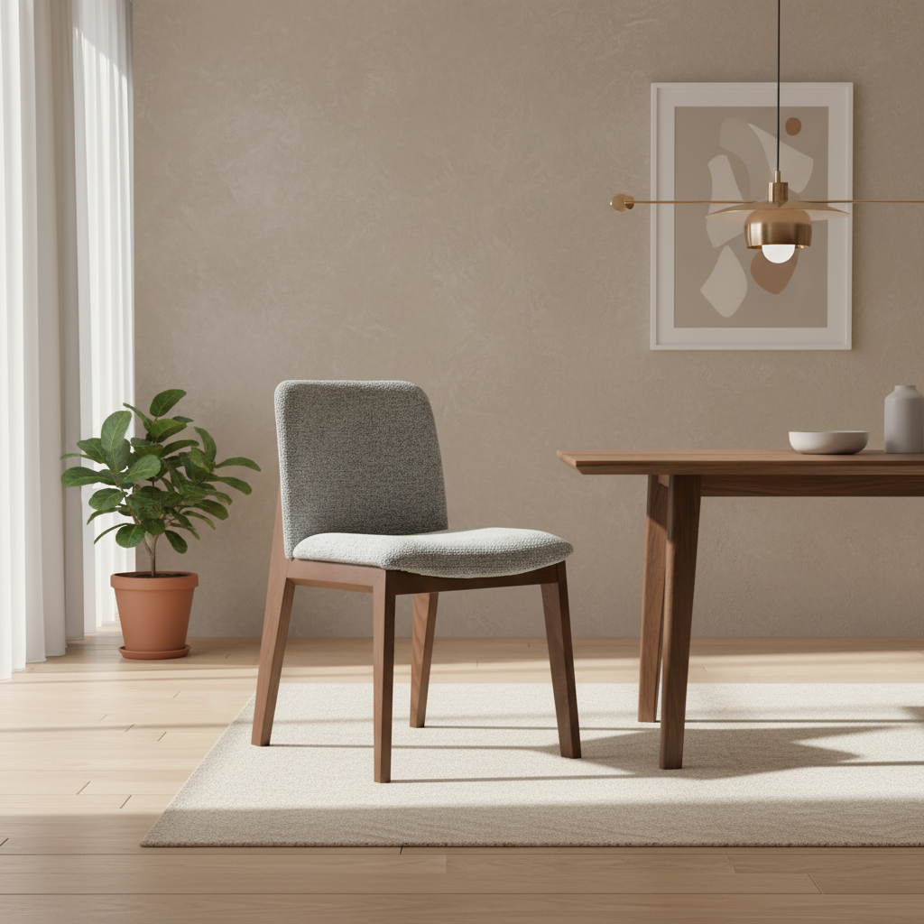 Zelie - Dining Chair - Grey Fabric