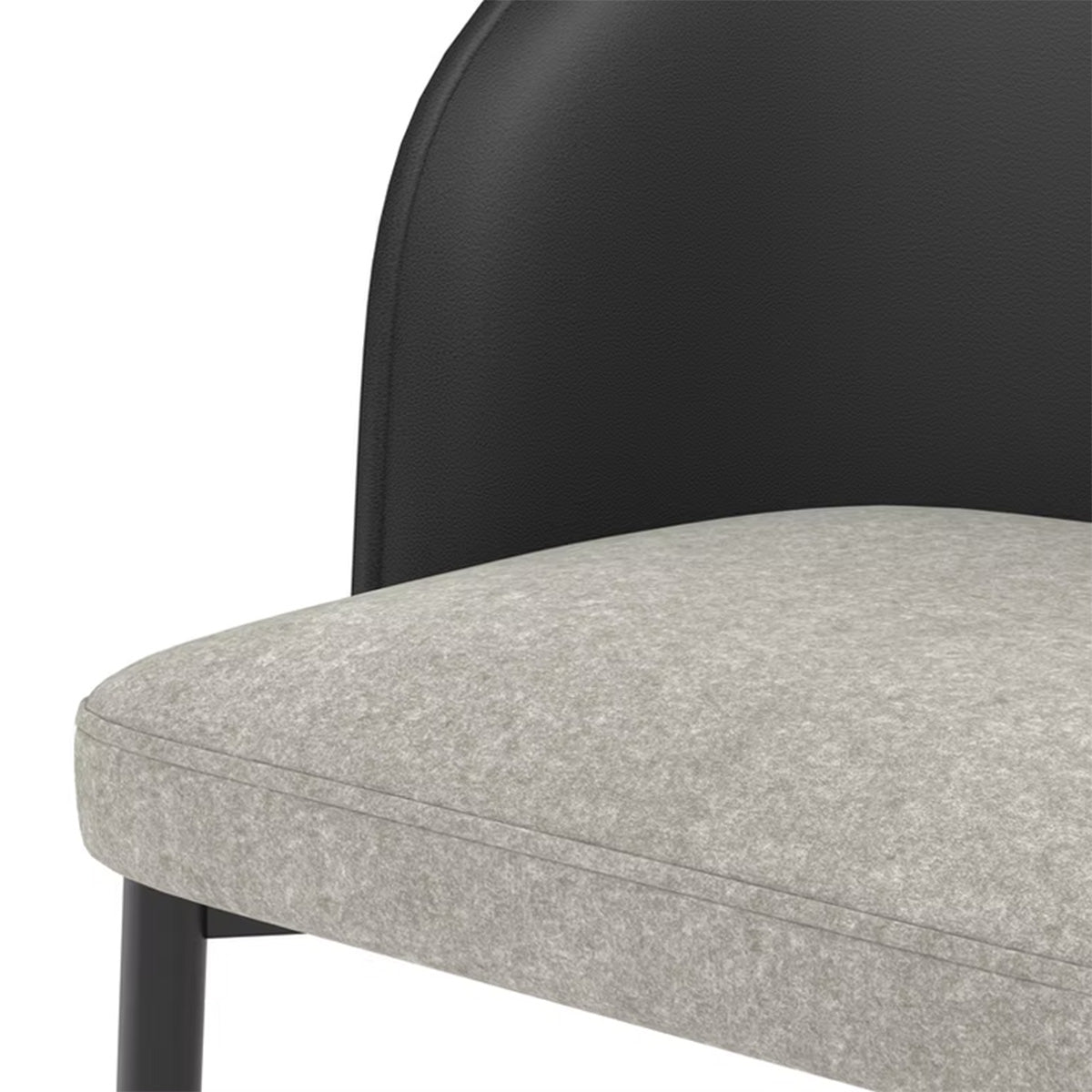 Liam - Dining Chair - Black and Grey