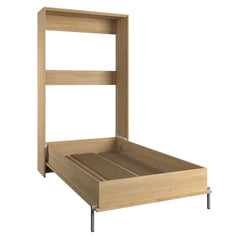 Lit Escamotable James - Simple - Bois Naturel