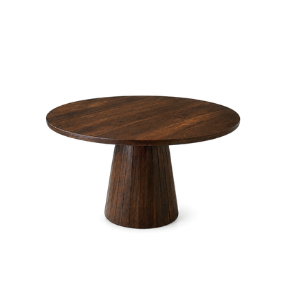 Mistra - Table à manger - Bois massif Brun