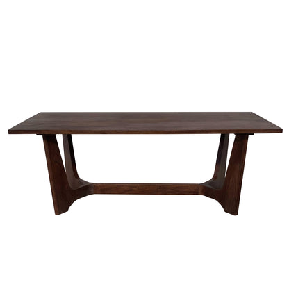 Selvino - Dining Table - Solid Walnut Wood - 86 in