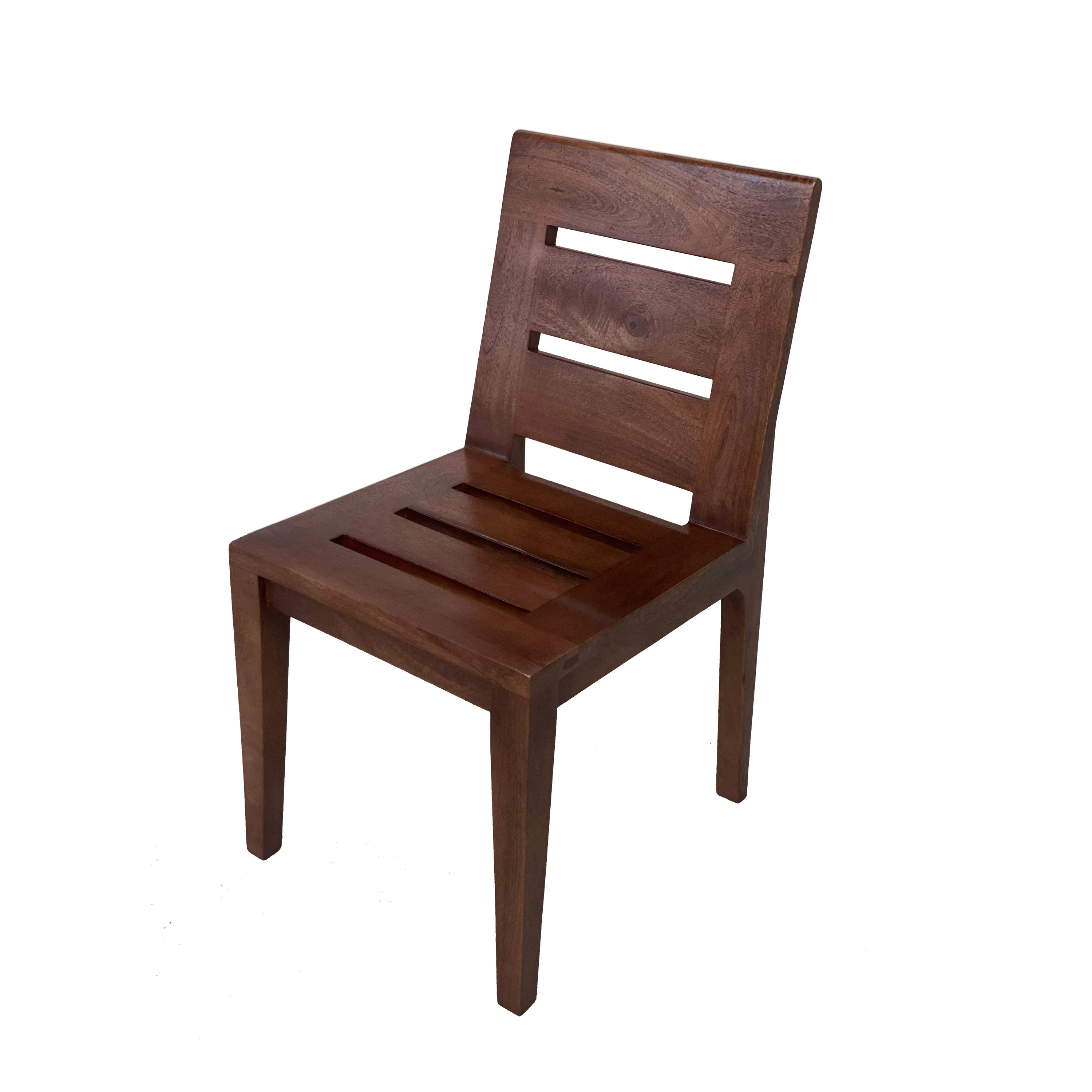 Selvino - Dining chair - Solid walnut wood