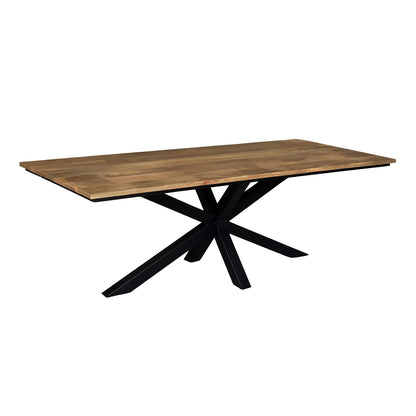 Cassia - Table à Manger - Bois massif Noyer