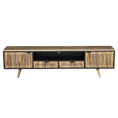 Naor - TV Stand - Solid Wood - 78"