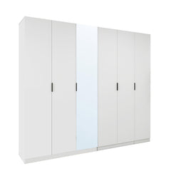 CLAS Modular Wardrobe with 6 Doors - Glossy White