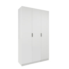 CLAS Modular Wardrobe with 3 Doors - Glossy White