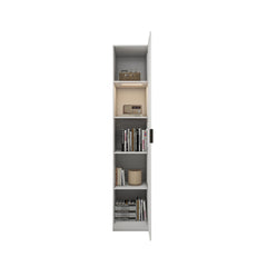 CLAS Modular Wardrobe with 1 Door - Glossy White