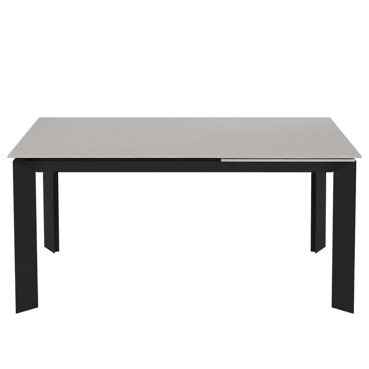 Elliot - Extendable Dining Table - Grey Tempered Glass