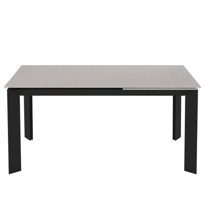 Elliot - Extendable Dining Table - Grey Tempered Glass