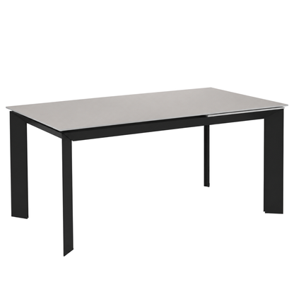 Elliot - Extendable Dining Table - Grey Tempered Glass