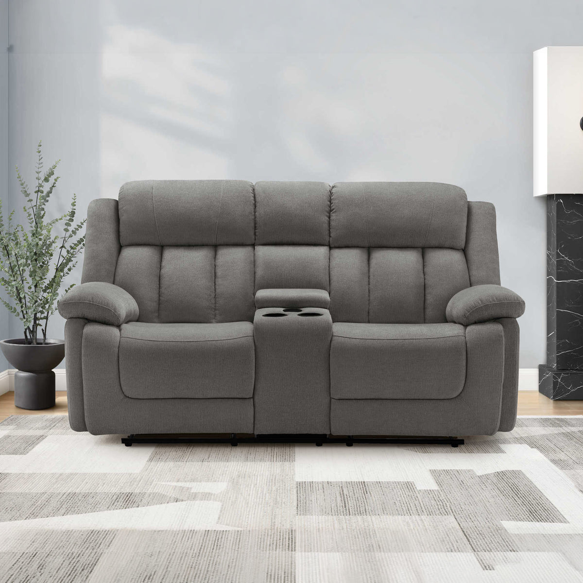 Mason - Causeuse Inclinable Électrique - Gris