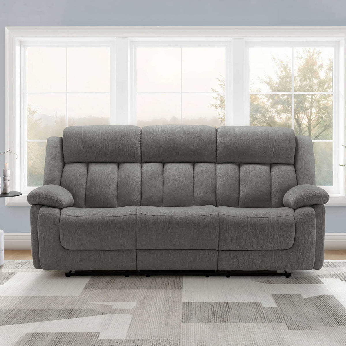 Mason - Sofa Inclinable Électrique - Gris