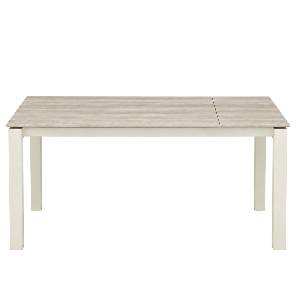 Mikhai - Table à Manger extensible - Travertin
