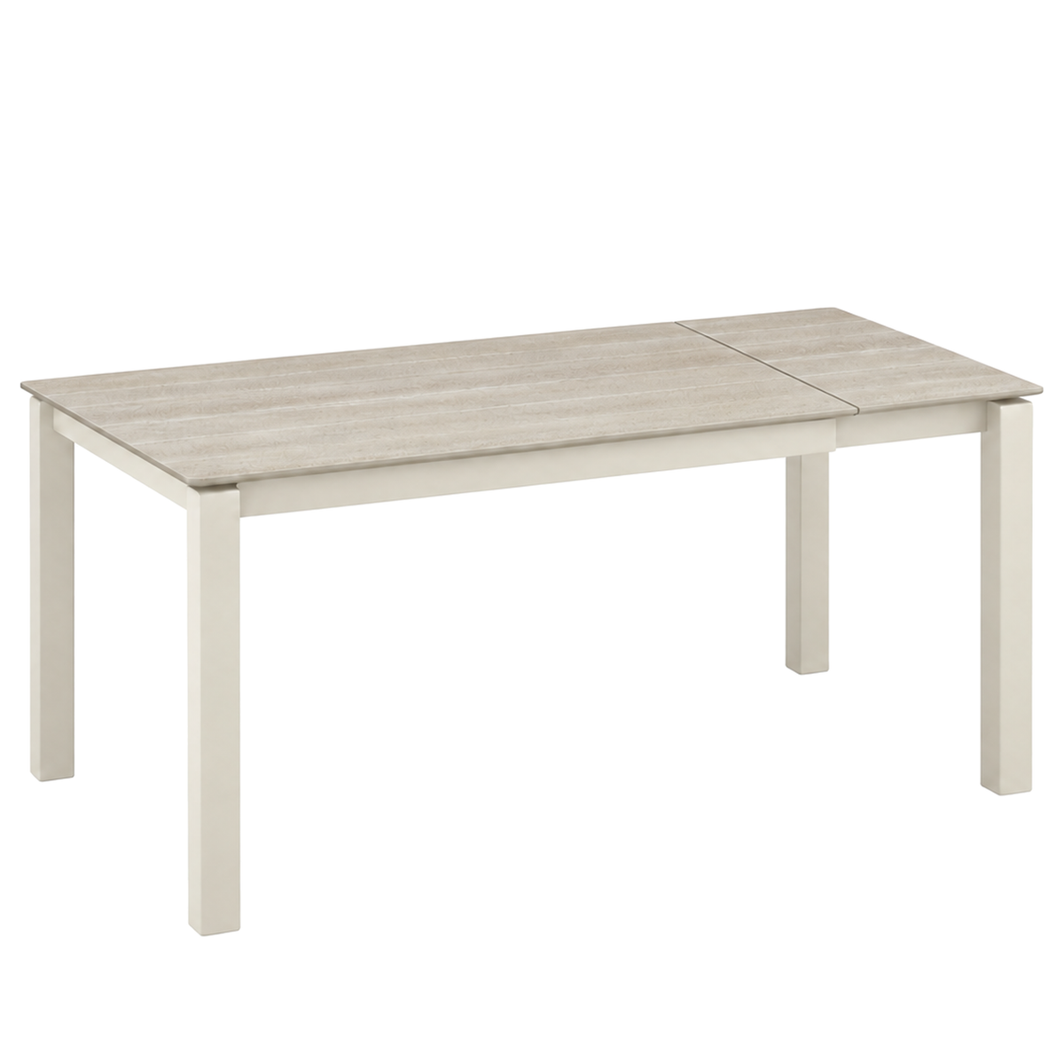 Mikhai - Table à Manger extensible - Travertin