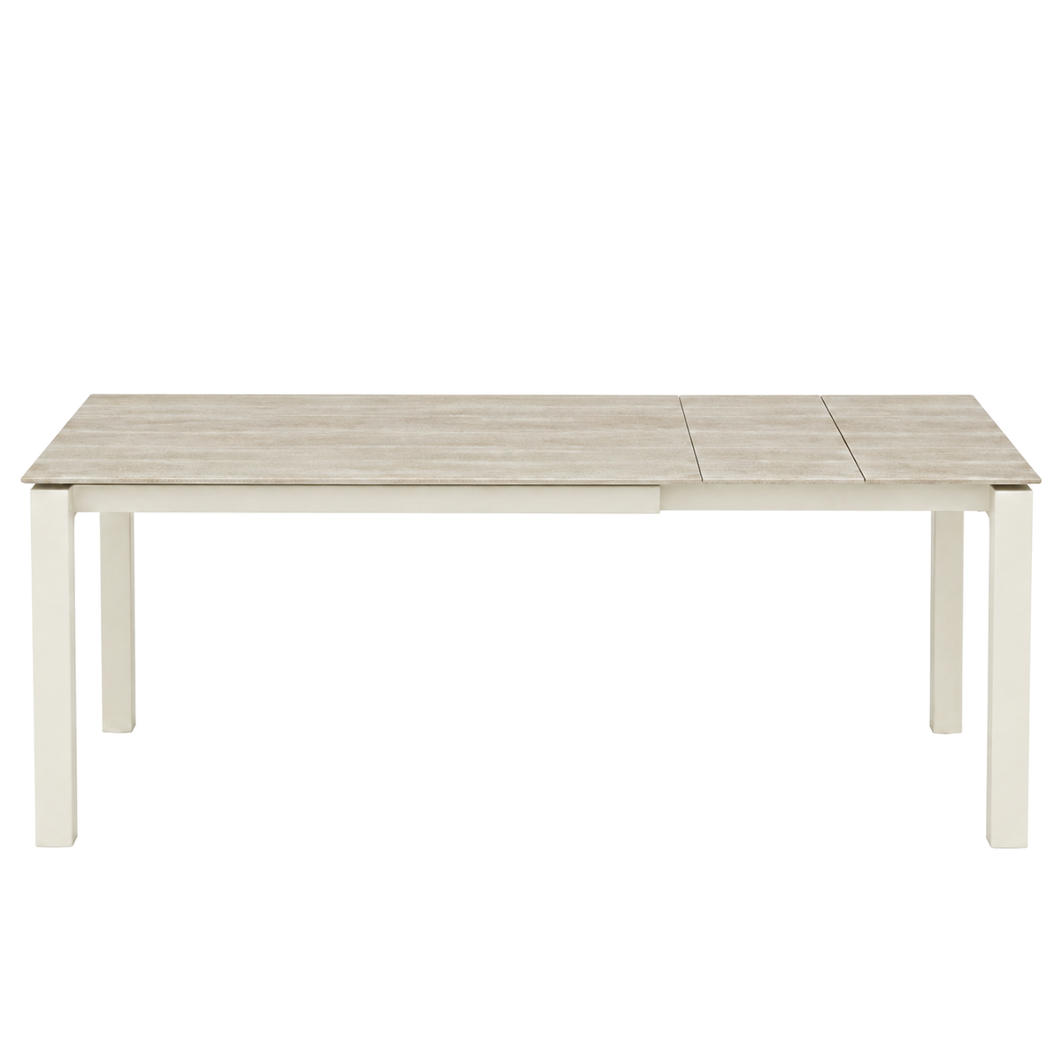 Mikhai - Table à Manger extensible - Travertin