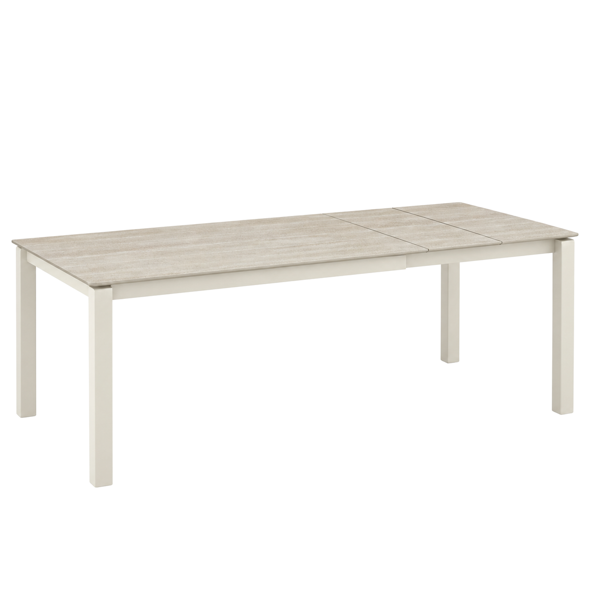 Mikhai - Table à Manger extensible - Travertin