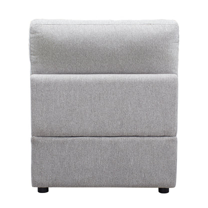 Amaro - Module sans accoudoir - Gris Pâle