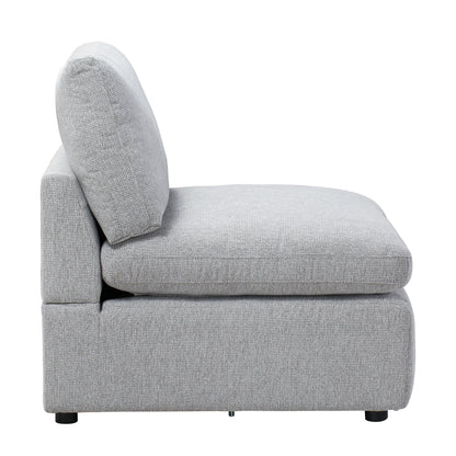 Amaro - Module sans accoudoir - Gris Pâle