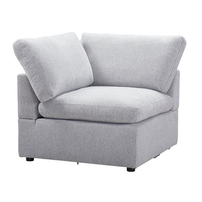 Amaro - Module d'angle (coin) - Gris Pâle