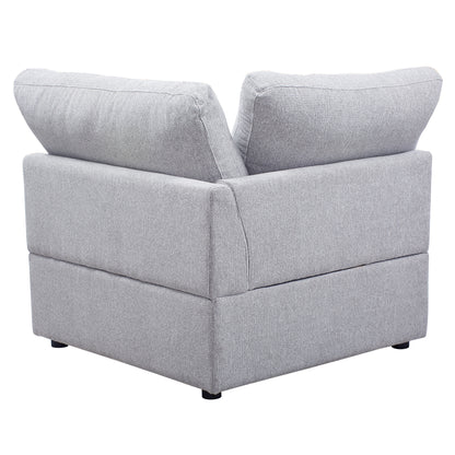 Amaro - Module d'angle (coin) - Gris Pâle