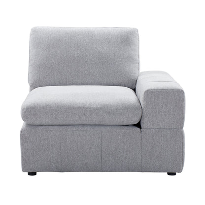 Amaro - Sofa Sectionnel Modulaire - Gris Pâle