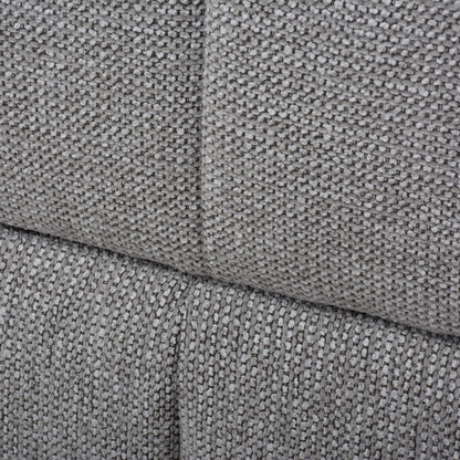 Amaro - Module avec accoudoir droit - Gris Pâle