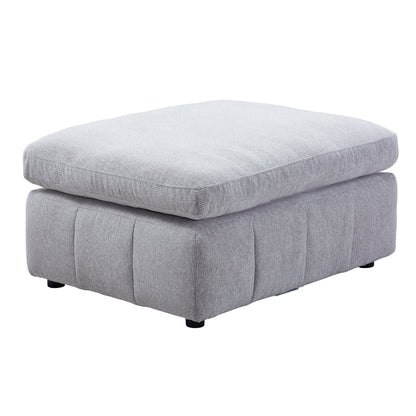 Amaro - Ottoman - Gris Pâle