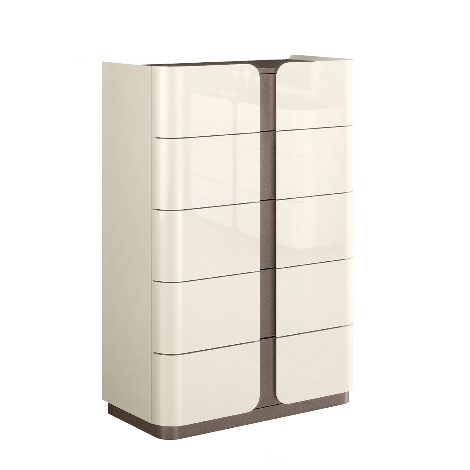 Livo - 5-drawer chest - Beige