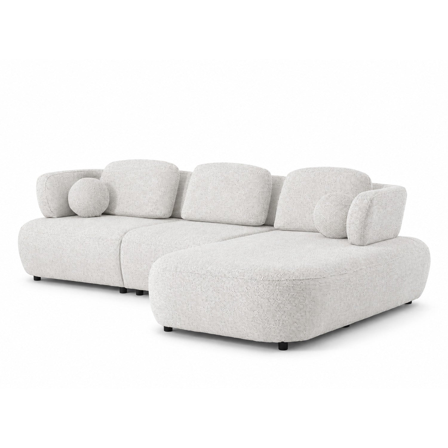 Prado - Sofa Sectionnel - Tissu Beige