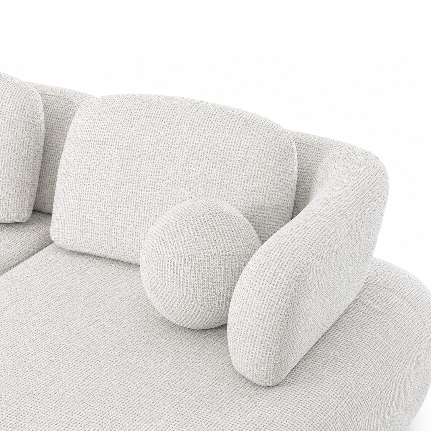 Prado - Sofa Sectionnel - Tissu Beige