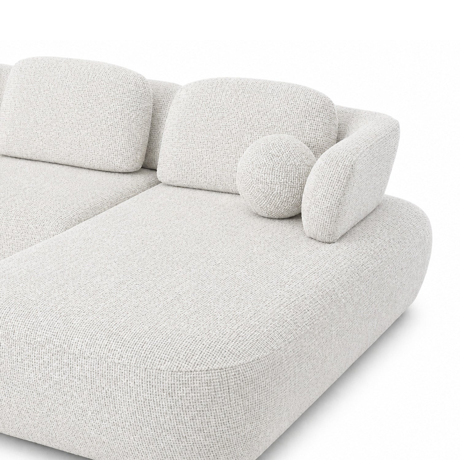 Prado - Sofa Sectionnel - Tissu Beige