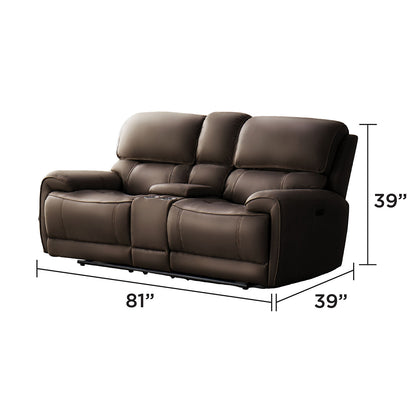 Ravella - Causeuse Inclinable Électrique - Mocha