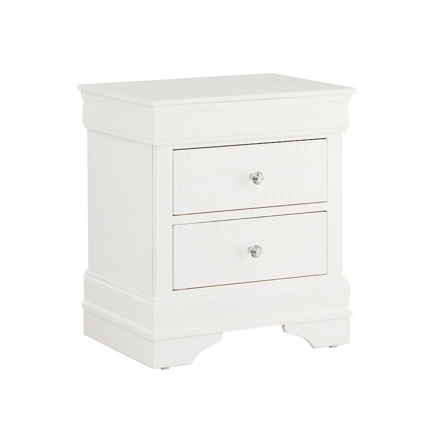 Orelis - Table de chevet - Blanc