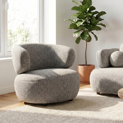 Prado - Fauteuil Pivotant - Tissu Gris