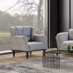 Armchair - Relax - Gray Fabric