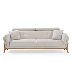 3 Seater Sofa - Relax - Cream Fabric