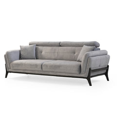 3 Seater Sofa - Relax - Gray Fabric