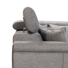 3 Seater Sofa - Relax - Gray Fabric