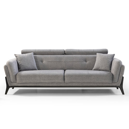 3 Seater Sofa - Relax - Gray Fabric 2000
