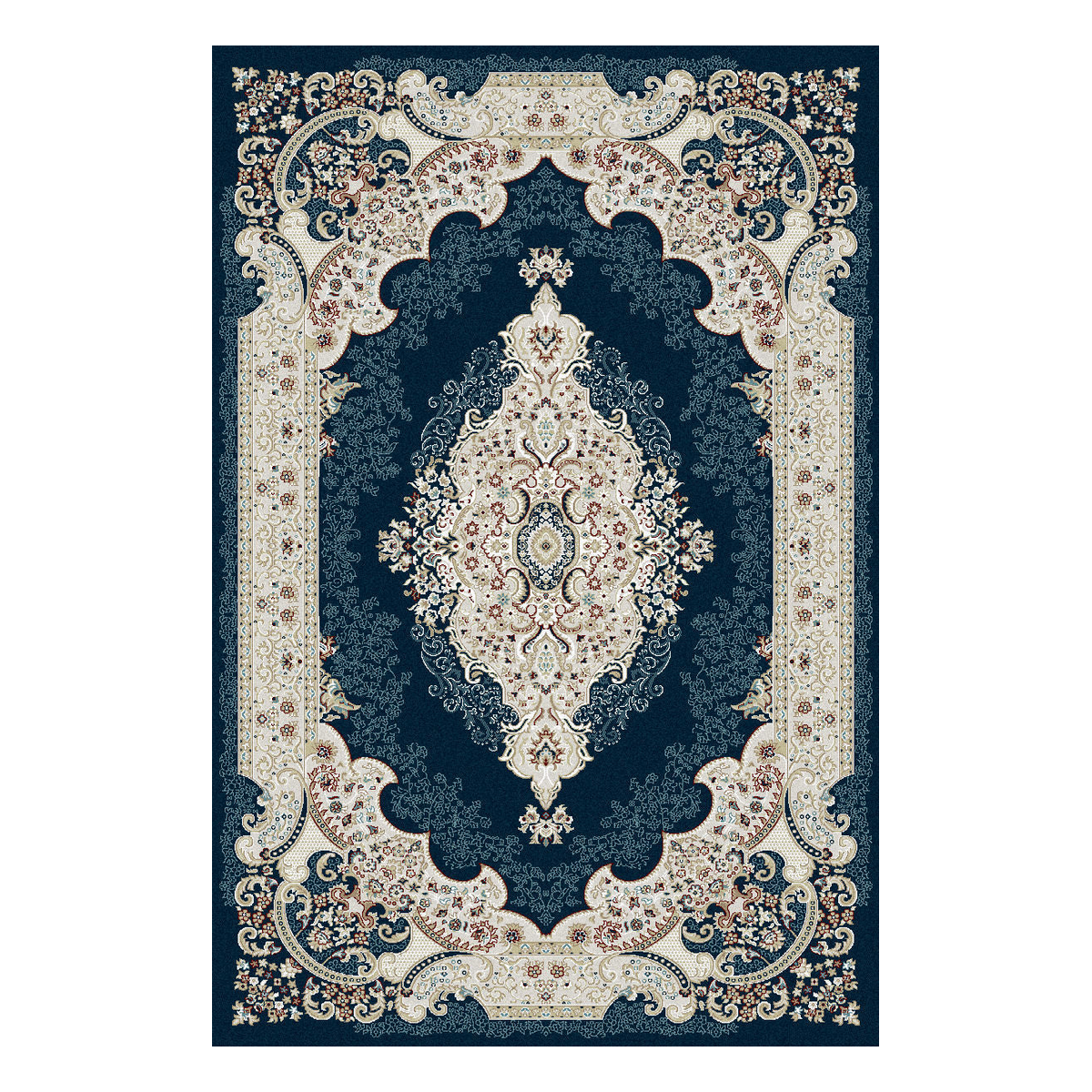 Rohana - Tapis - Bleu marine