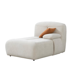 Kylie - Chaise Longue Coté Droit - Beige