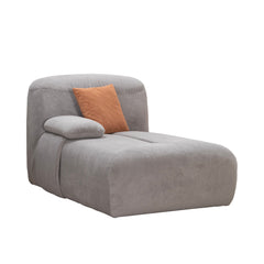 Kylie - Chaise Longue Coté Gauche - Gris