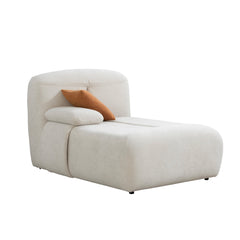 Kylie - Chaise Longue Coté Gauche - Beige