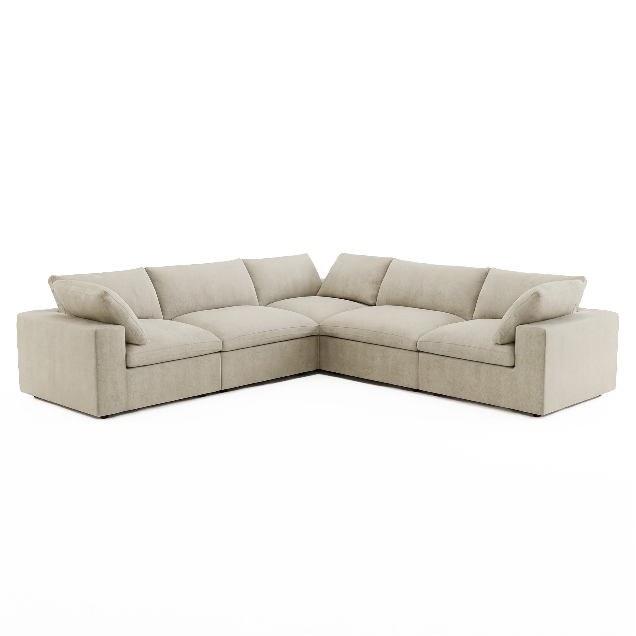 Cozy - Sofa Modulaire Sectionnel - Tissu Beige