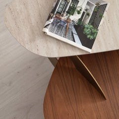 Coffee table - Solid - Travertine