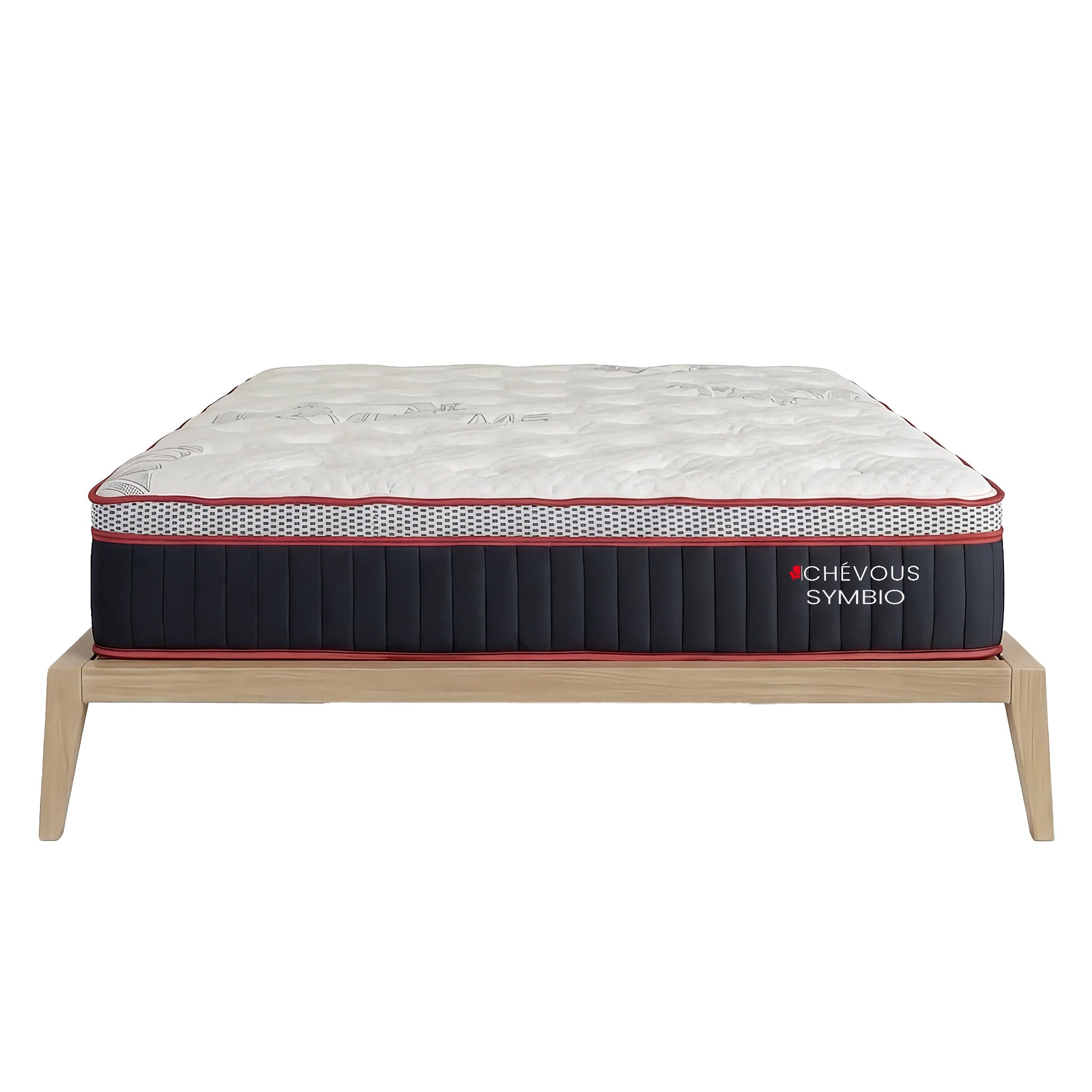Symbio - Matelas Semi-Ferme avec support lombaire - 13 po