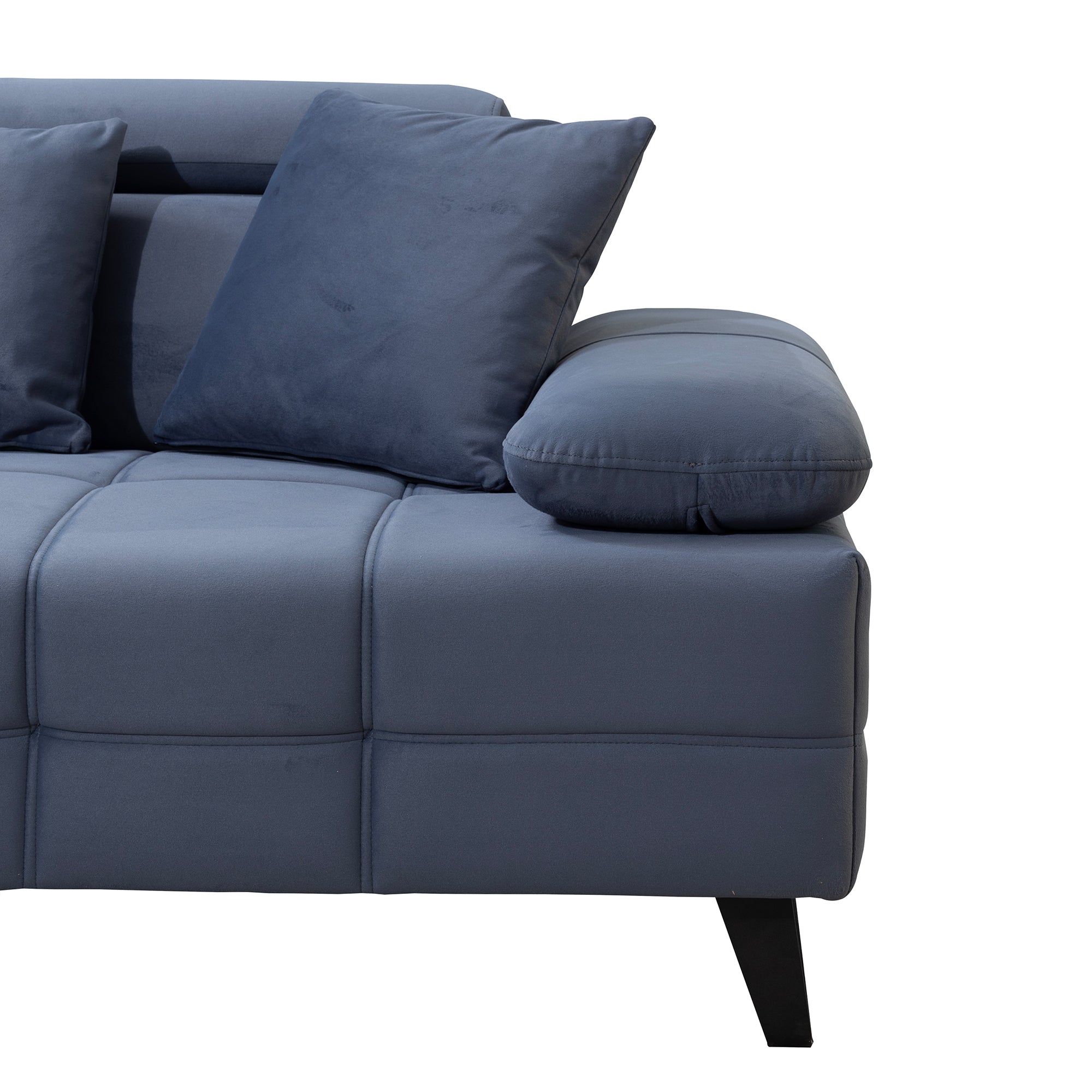 Luna - Loveseat - Anthracite Fabric