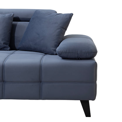 Luna - Loveseat - Anthracite Fabric