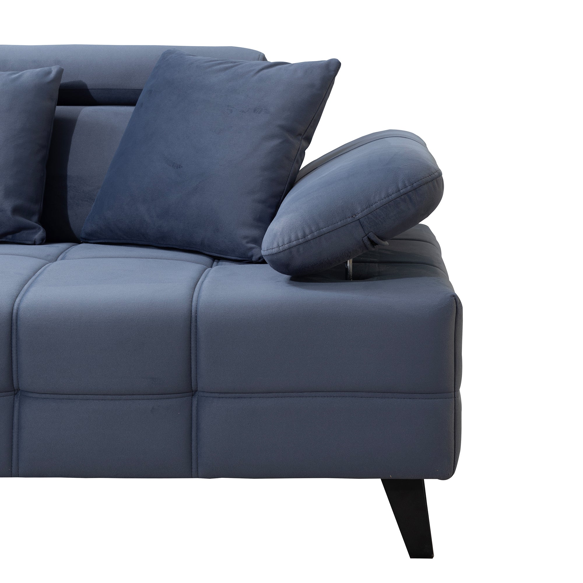 Luna - Loveseat - Anthracite Fabric