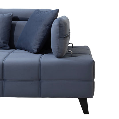 Luna - Loveseat - Anthracite Fabric